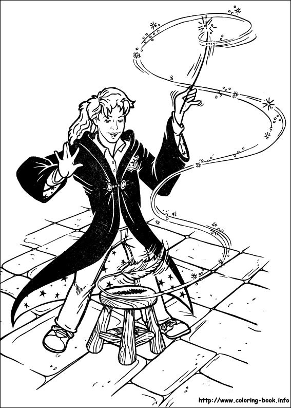 Harry Potter coloring picture